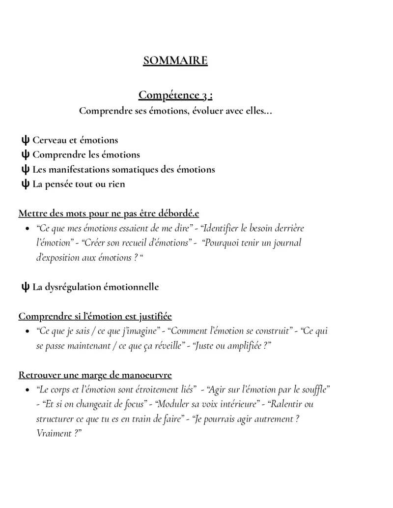 Sommaire Tome 3 — p.1